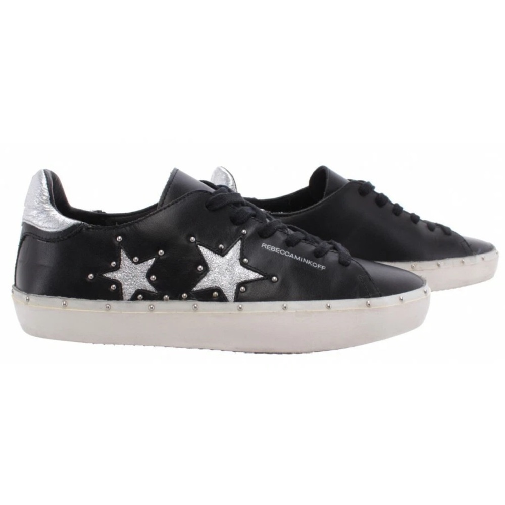 🖤Rebecca Minkoff Black and Silver Star Sneakers🖤